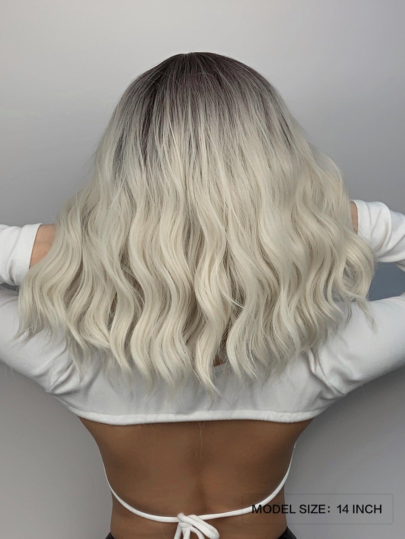 EM Short Curly Synthetic Wig With Bangs - ShopEbonyMonique