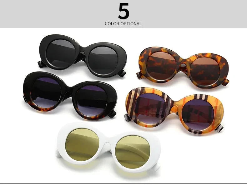 Fashion Colorful Stripes Sunglasses - ShopEbonyMonique