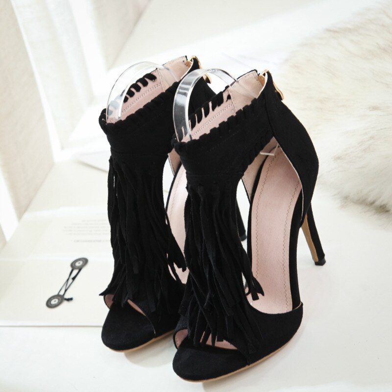 Fashion Fringe Sandals - ShopEbonyMonique