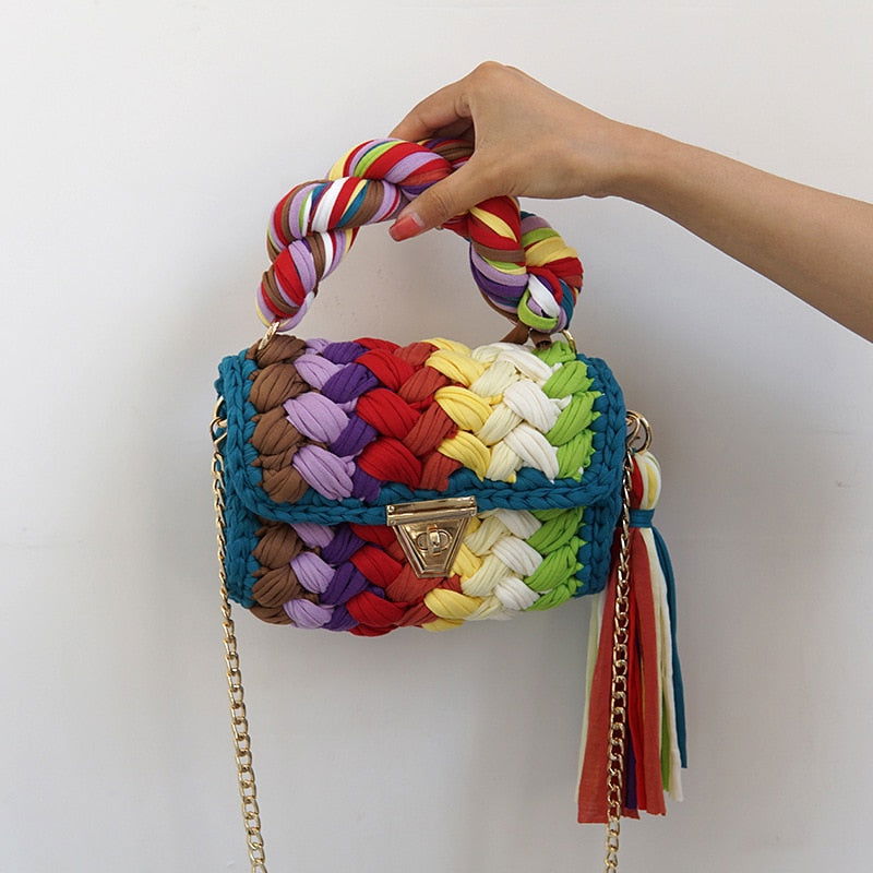 Fashion Knitting Crossbody Bags - ShopEbonyMonique
