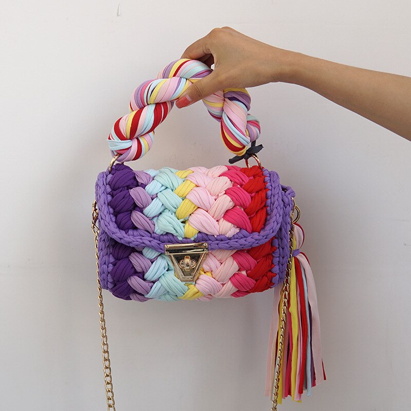Fashion Knitting Crossbody Bags - ShopEbonyMonique