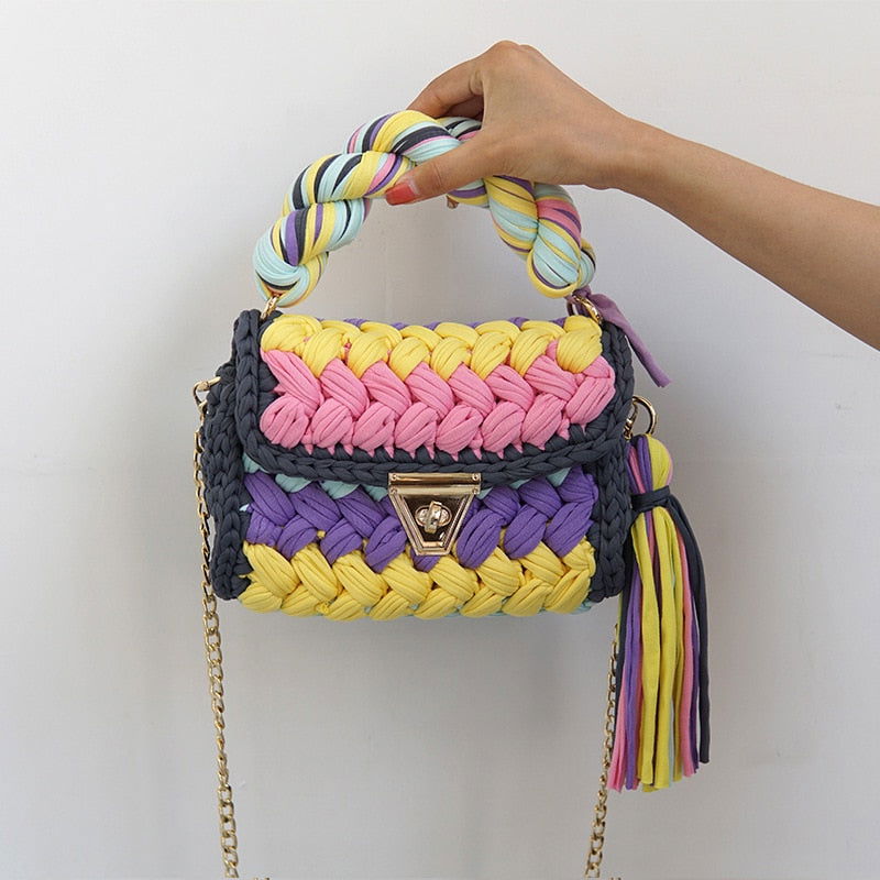 Fashion Knitting Crossbody Bags - ShopEbonyMonique