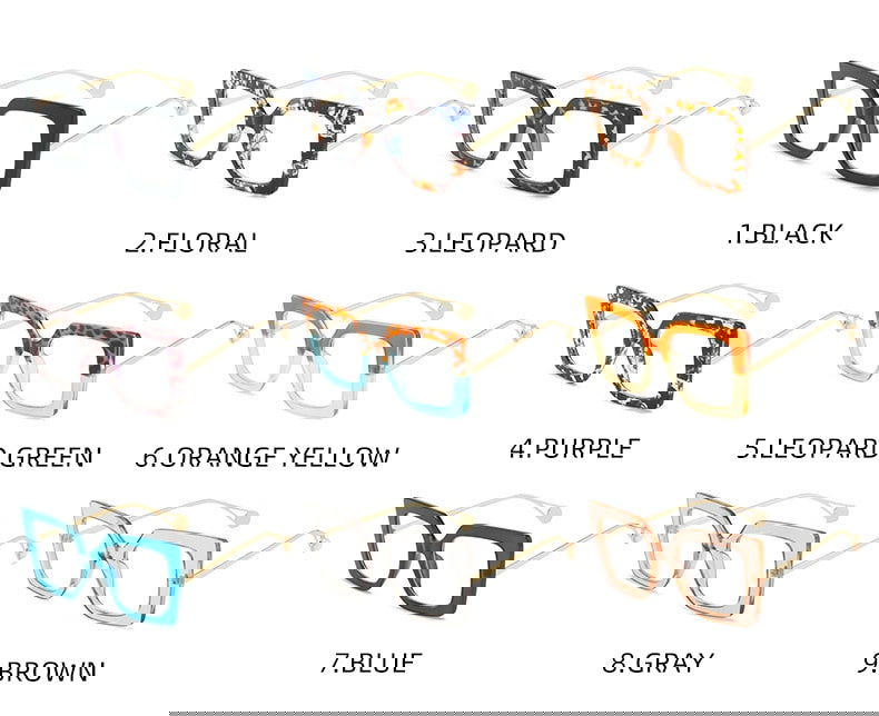 Fashion Metal Glasses - ShopEbonyMonique