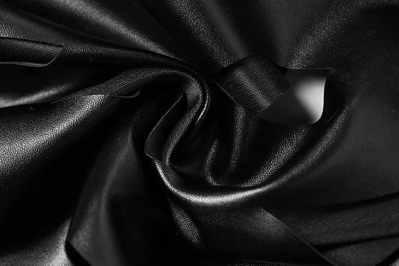 Faux Leather Trench Coat - ShopEbonyMonique