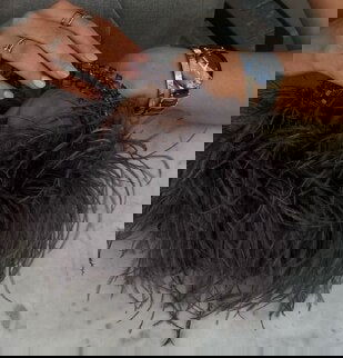 Feather Designer Tote Handbag - ShopEbonyMonique