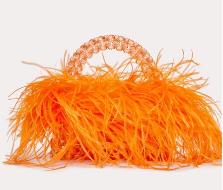 Feather Designer Tote Handbag - ShopEbonyMonique