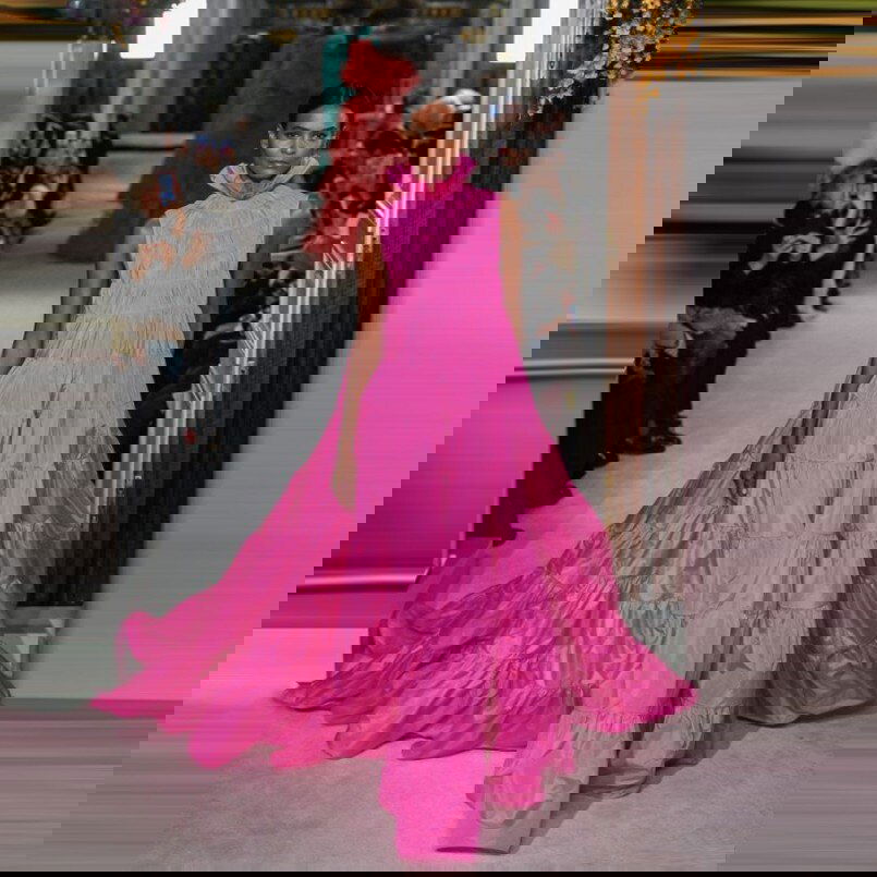 Fluffy Party Dress With Pockets - ShopEbonyMonique