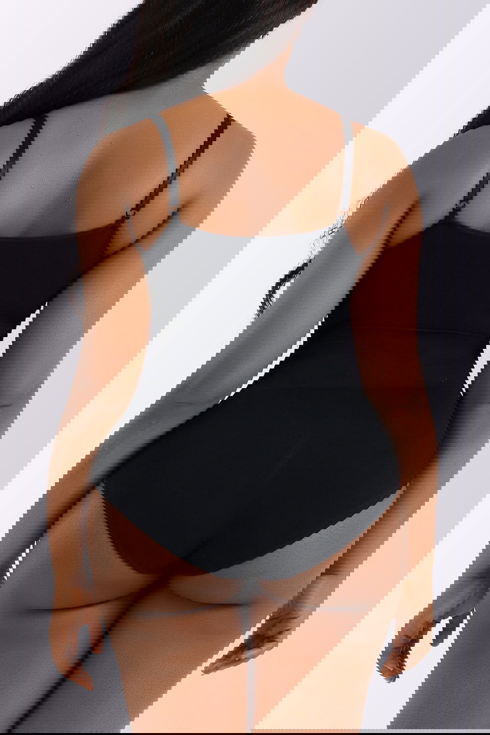 Full Size Spaghetti Strap Shaping Bodysuit - ShopEbonyMonique