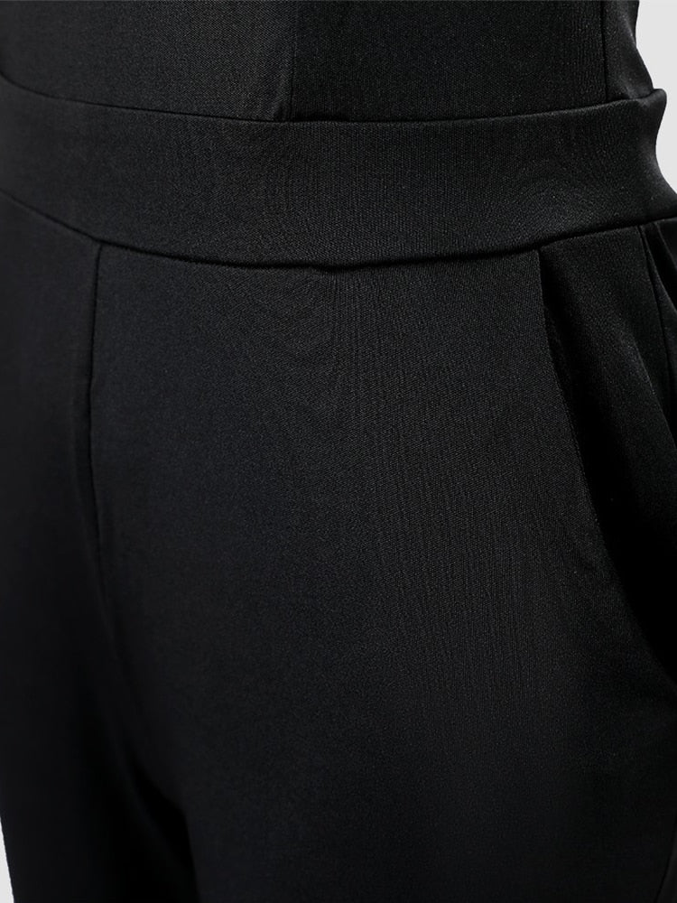 Geometric Pocket Jumpsuit - ShopEbonyMonique