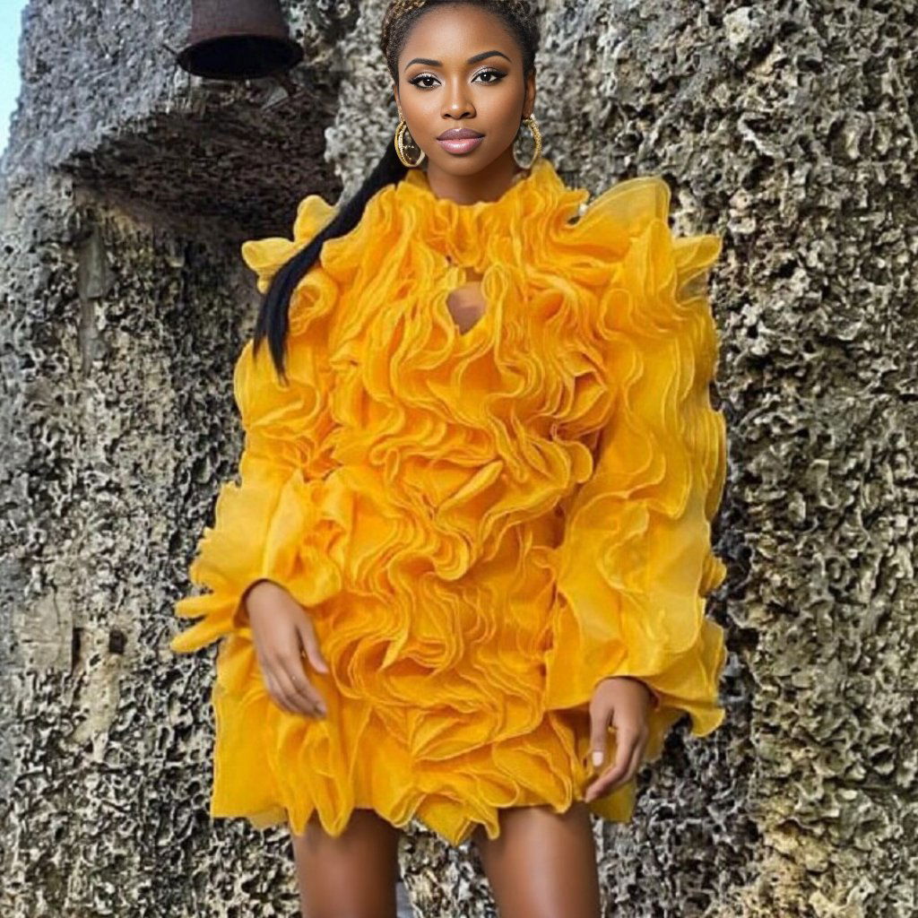 High Neck Party Dress or Top - ShopEbonyMonique