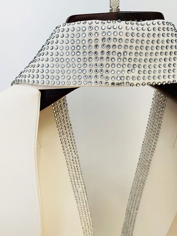 Hot Shawl Collar Backless Blazer - ShopEbonyMonique