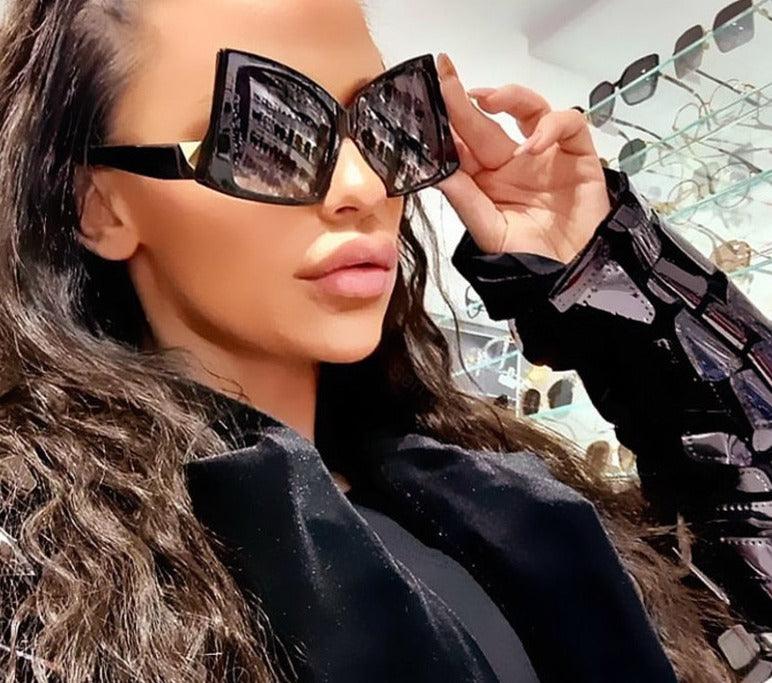 Irregular Specs Sunglasses - ShopEbonyMonique