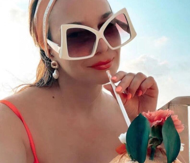 Irregular Specs Sunglasses - ShopEbonyMonique