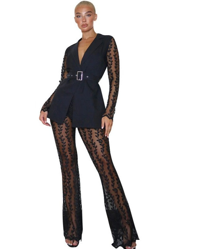 Lace Up 2 Piece Set - ShopEbonyMonique