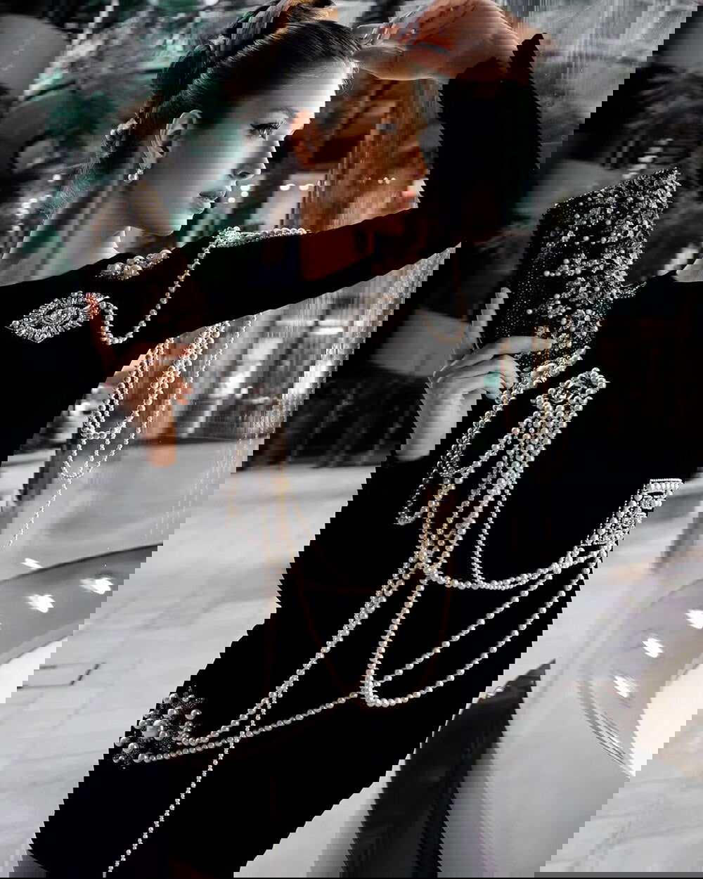 Luxury Beaded Chain Mini Dress - ShopEbonyMonique