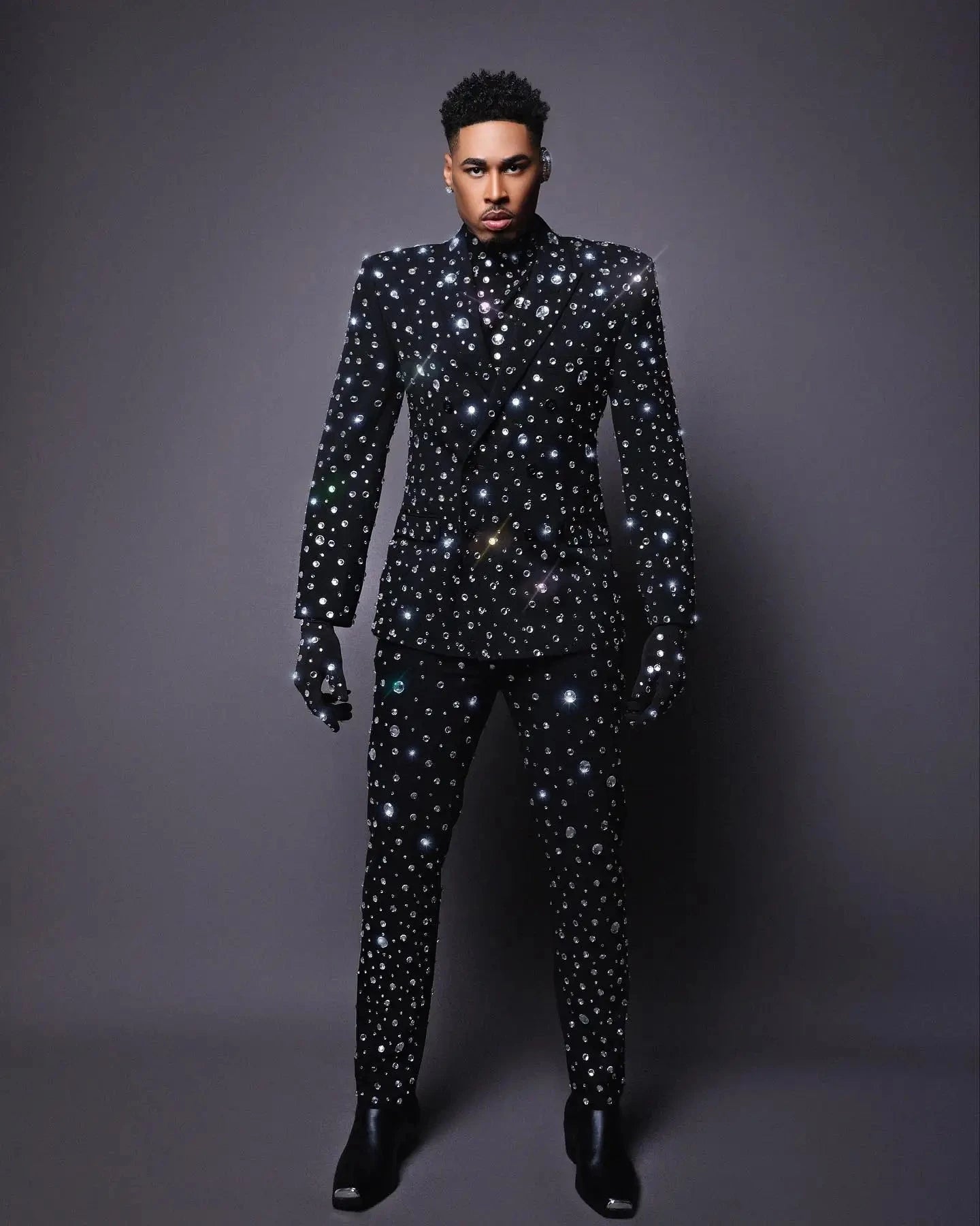 Luxury Crystal Men Pant Suit - ShopEbonyMonique