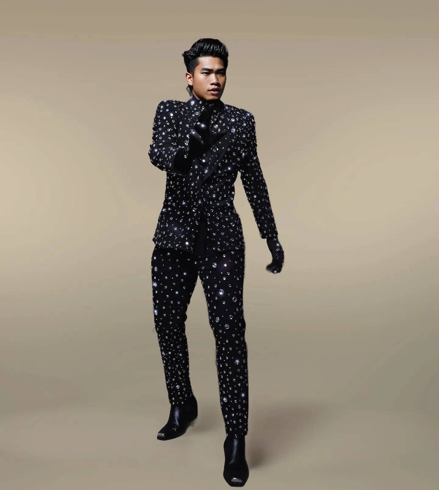 Luxury Crystal Men Pant Suit - ShopEbonyMonique