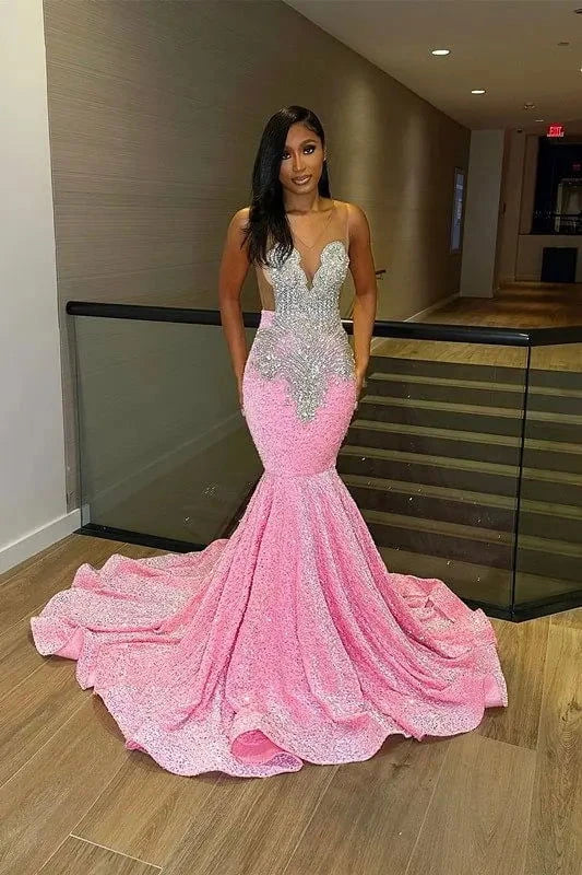 Luxury Sequin Mermaid Long Gown - ShopEbonyMonique