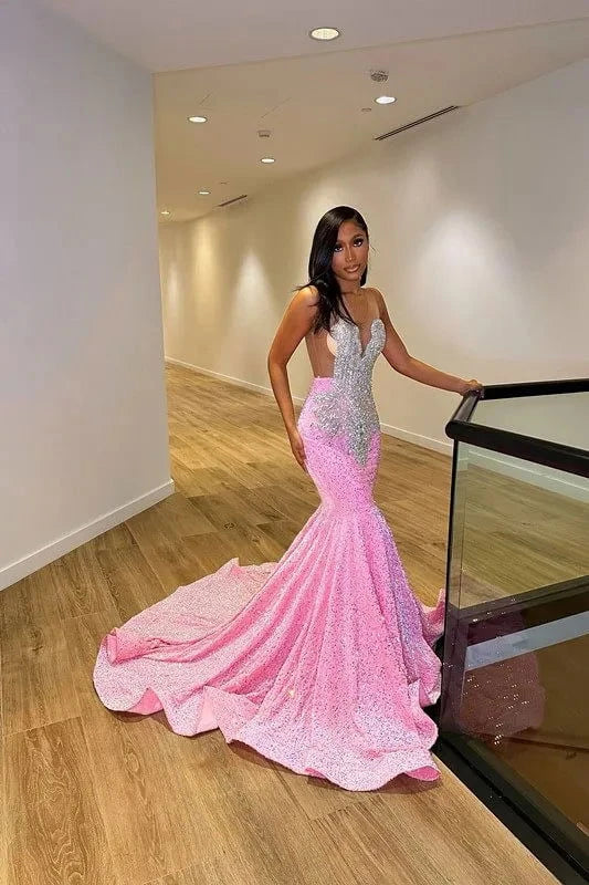 Luxury Sequin Mermaid Long Gown - ShopEbonyMonique