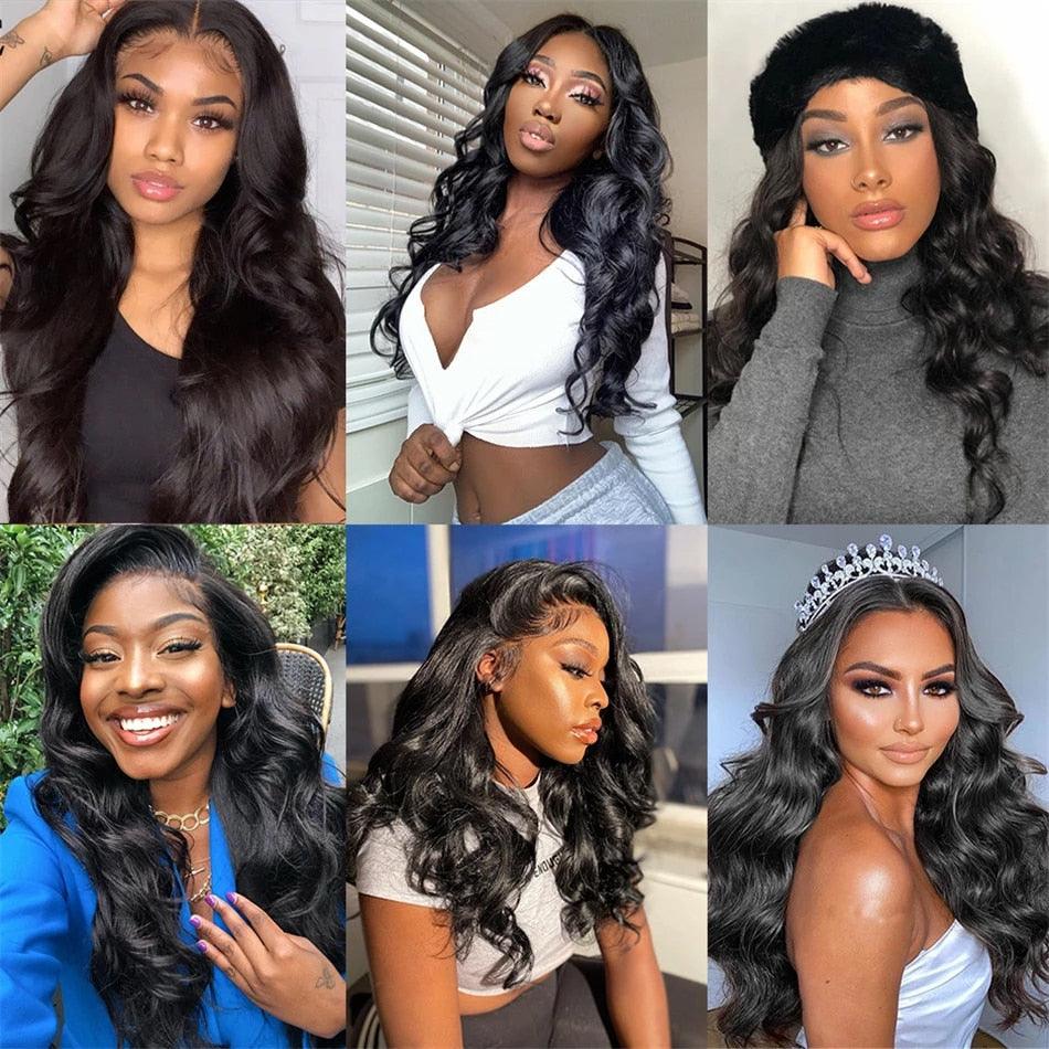 Malaysian Body Wave Lace Frontal Closure With Bundles 100% Human Hair - ShopEbonyMonique