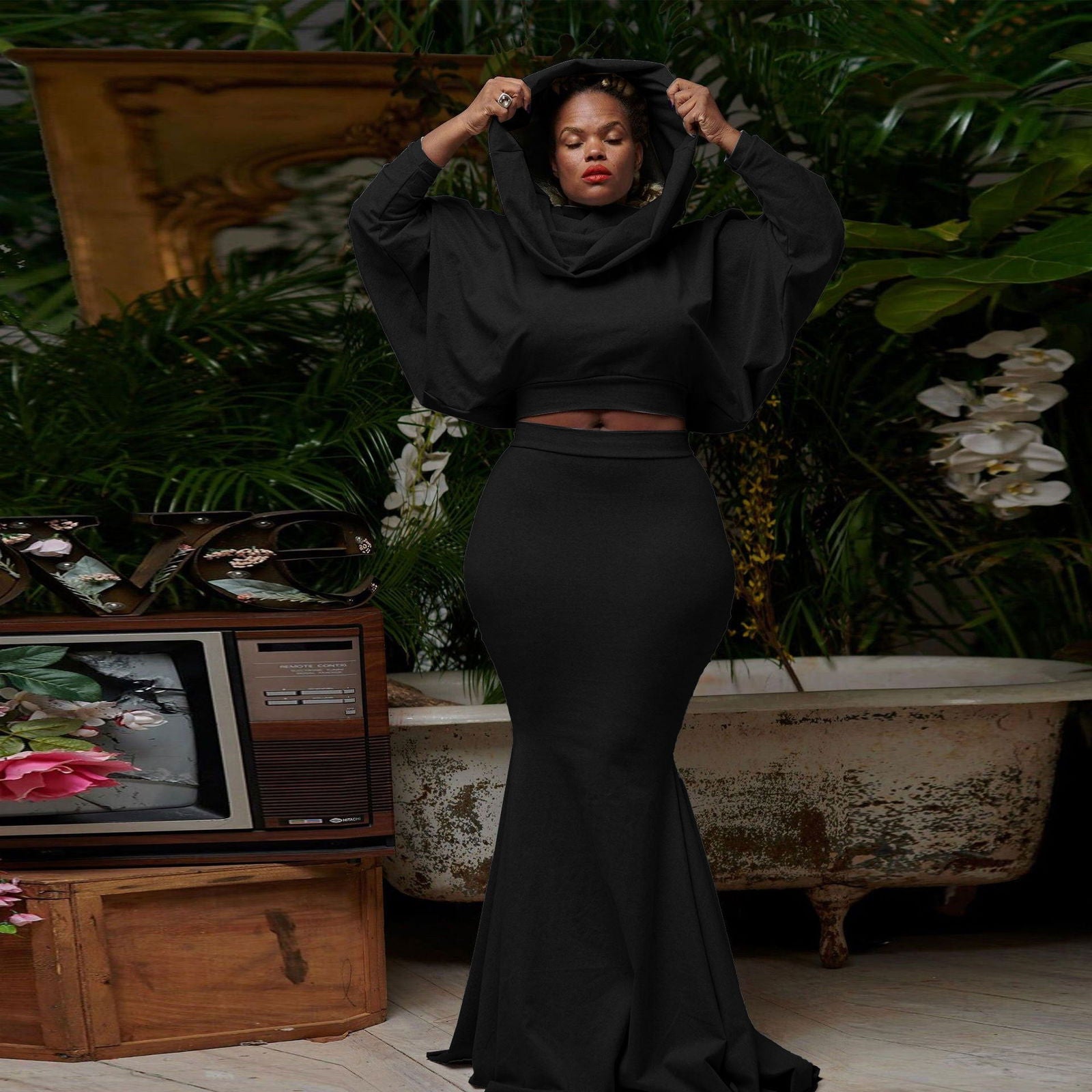 Mermaid Maxi Skirt Set - ShopEbonyMonique