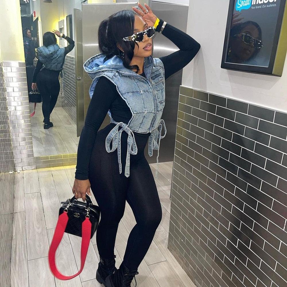 My Sleeveless Side Lace Up - ShopEbonyMonique