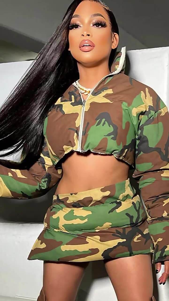 Women's Cameo Jacket And Skirt Set - ShopEbonyMonique