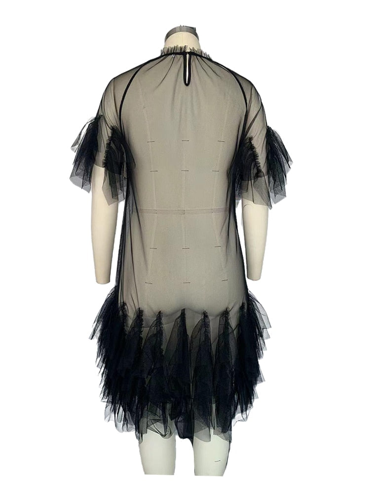 Parti Mesh Dress - ShopEbonyMonique