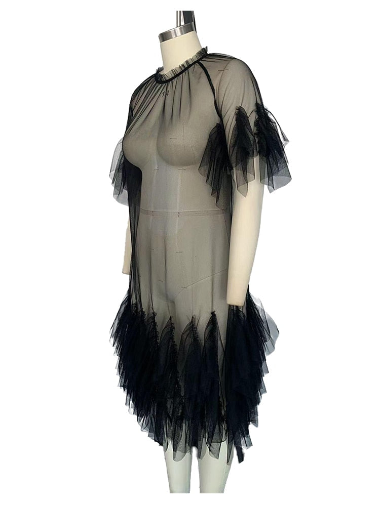 Parti Mesh Dress - ShopEbonyMonique