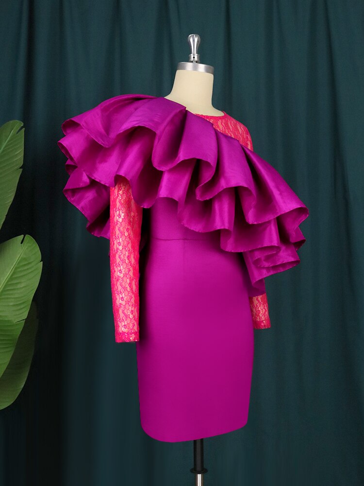 Party Ruffles Dress - ShopEbonyMonique