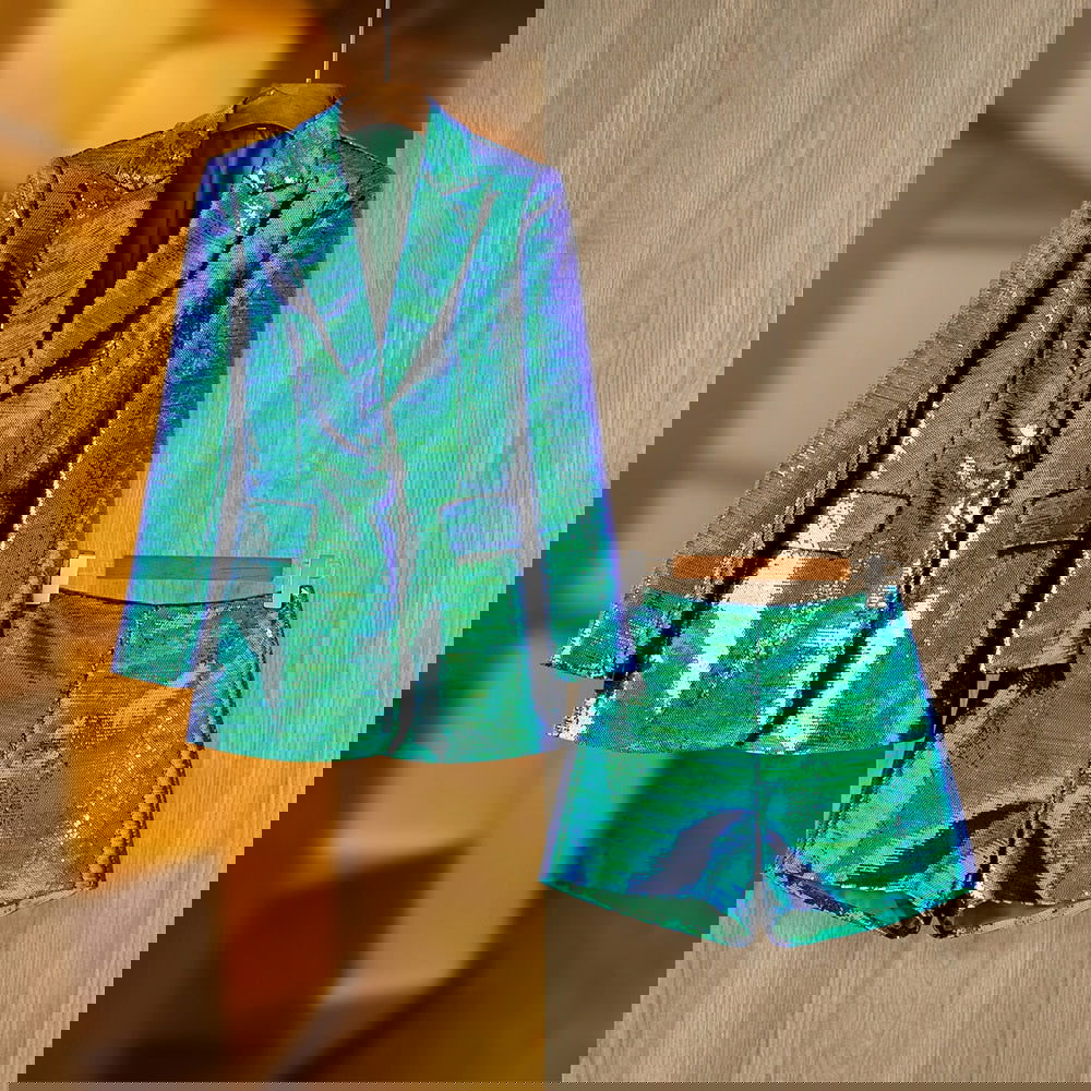 Party Style Bling Sequins Suit - ShopEbonyMonique