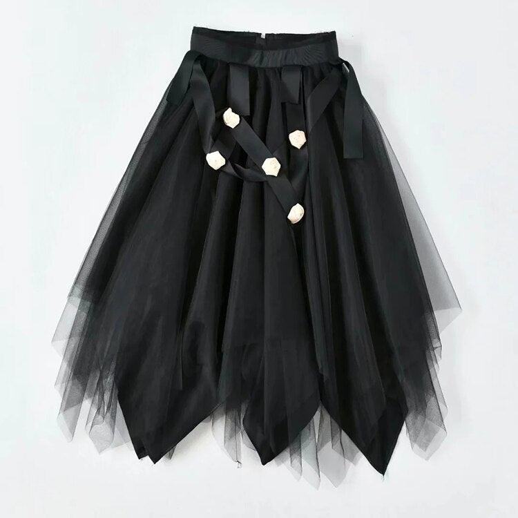 Puff Black Skirt Suit - ShopEbonyMonique