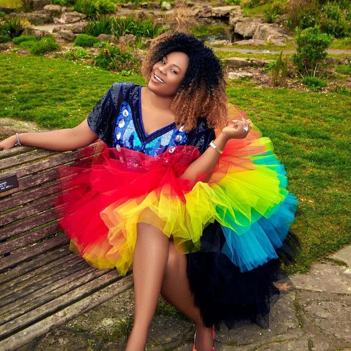 Rainbow Tulle Skirts - ShopEbonyMonique