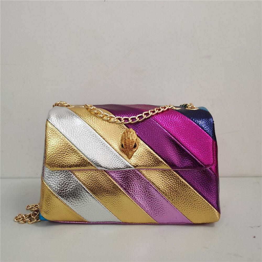 Rainbow Wave Crossbody Handbag - ShopEbonyMonique