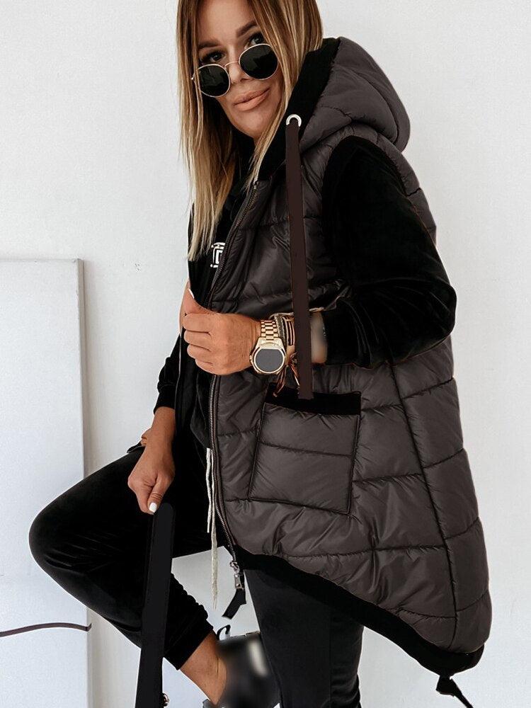 Sleeveless Puffer Jacket - ShopEbonyMonique
