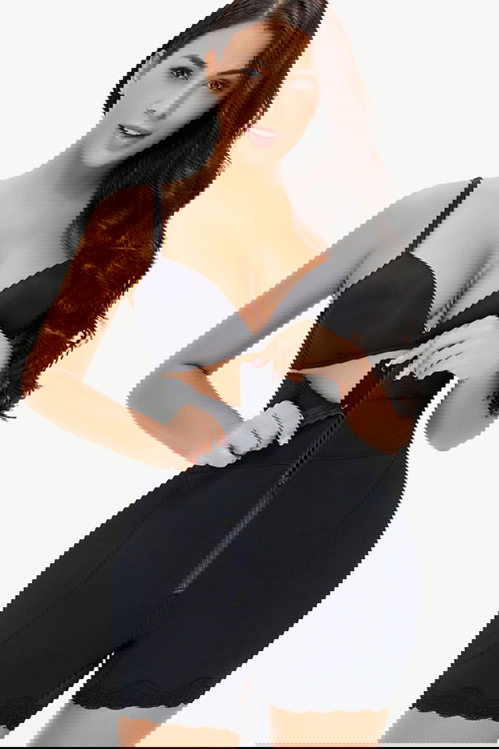 Spaghetti Strap Shaping Bodysuit - ShopEbonyMonique