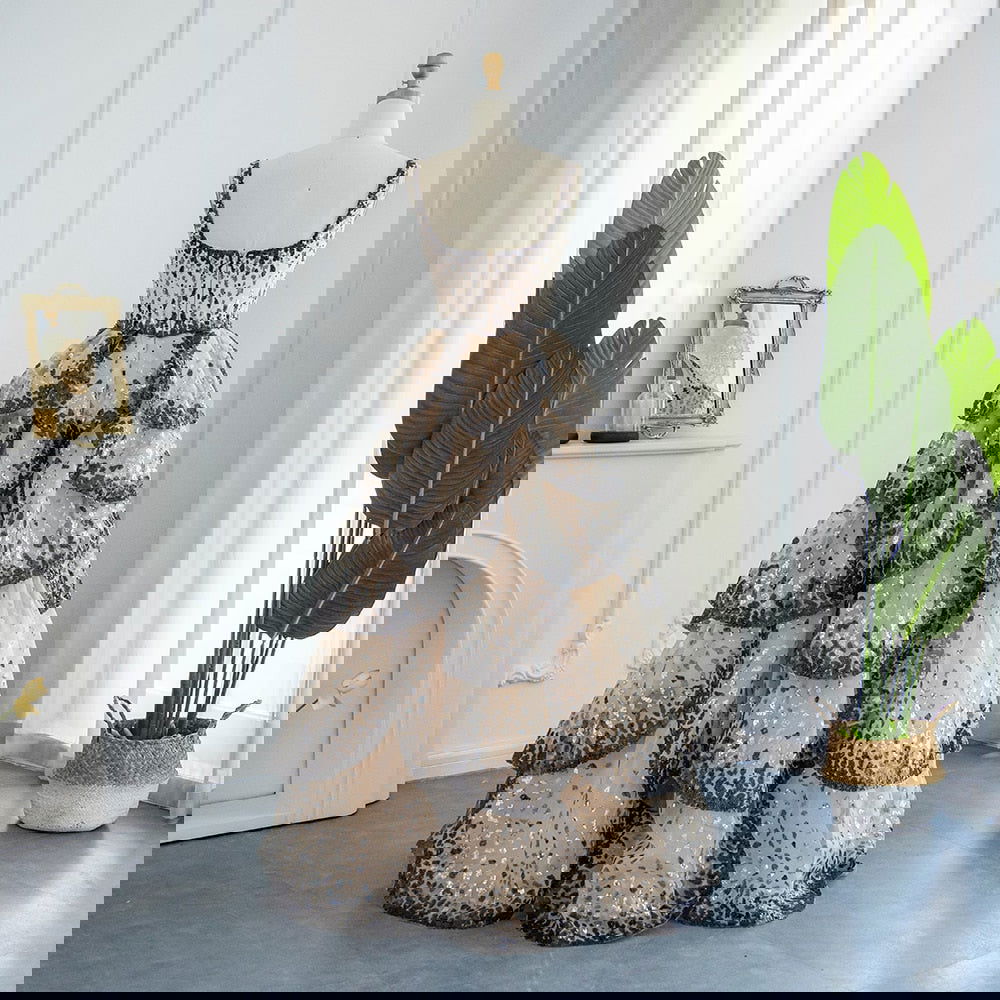 Sparkly Sequin Tiered Ruffles Evening Dresses - ShopEbonyMonique