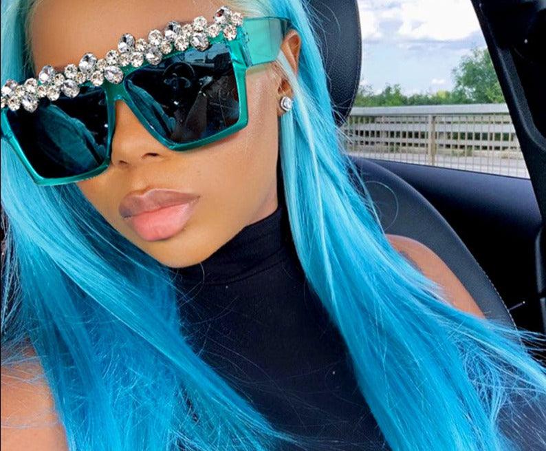 Square Diamond Sunglasses - ShopEbonyMonique