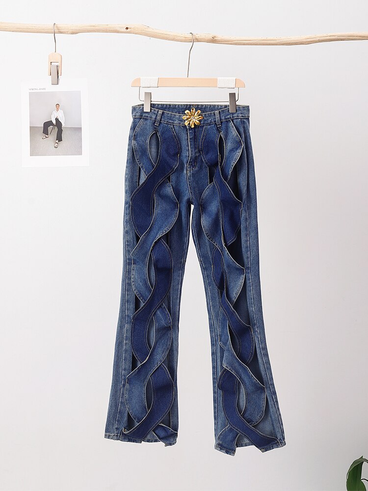Streetwear Hollow Out Jeans - ShopEbonyMonique
