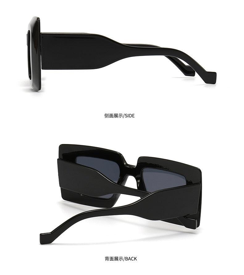 Stripe Frame Sunglasses - ShopEbonyMonique