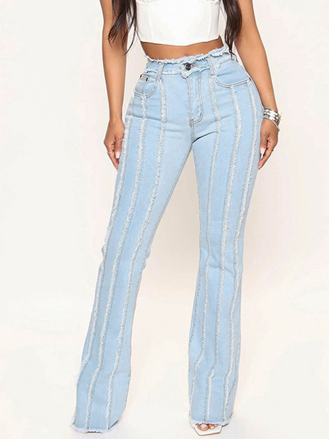 Striped Girl Jeans - ShopEbonyMonique