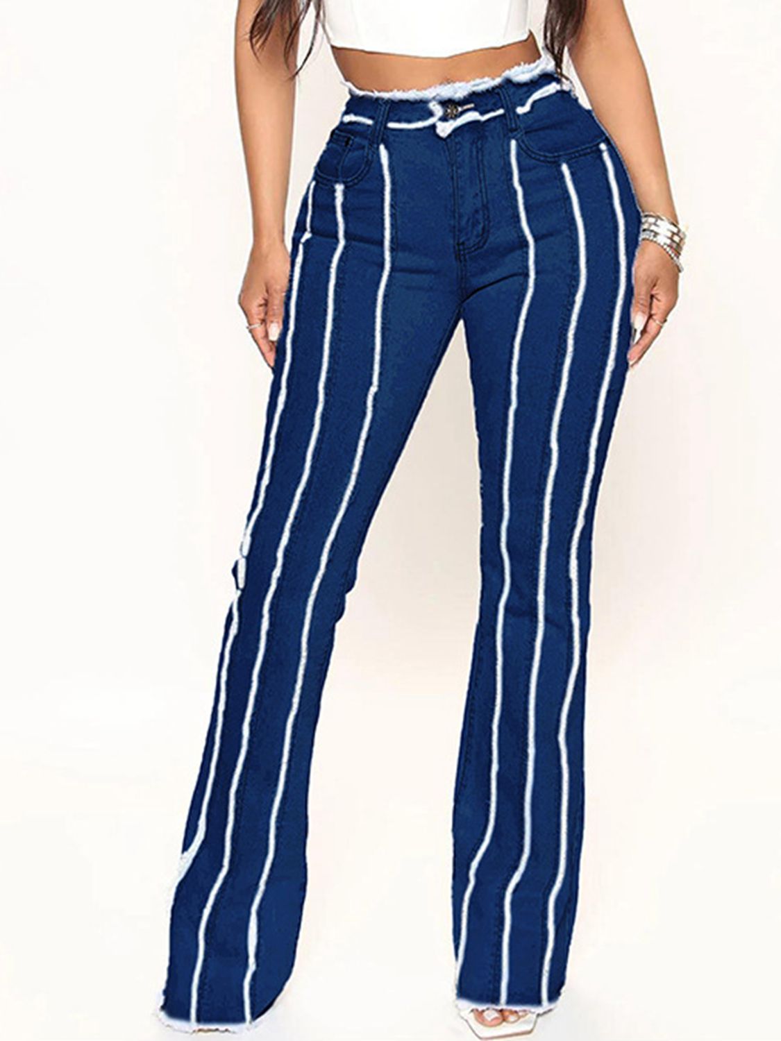 Striped Girl Jeans - ShopEbonyMonique