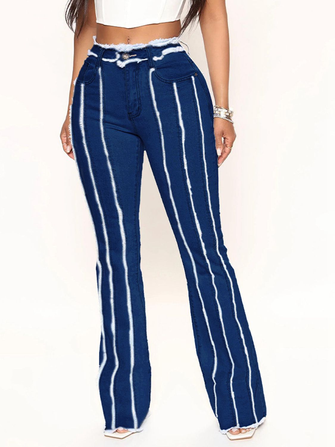 Striped Girl Jeans - ShopEbonyMonique