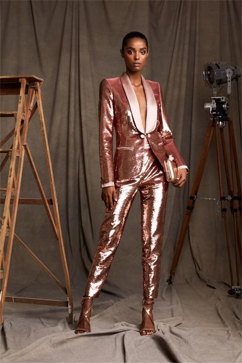 The Look Sequins Suit - ShopEbonyMonique