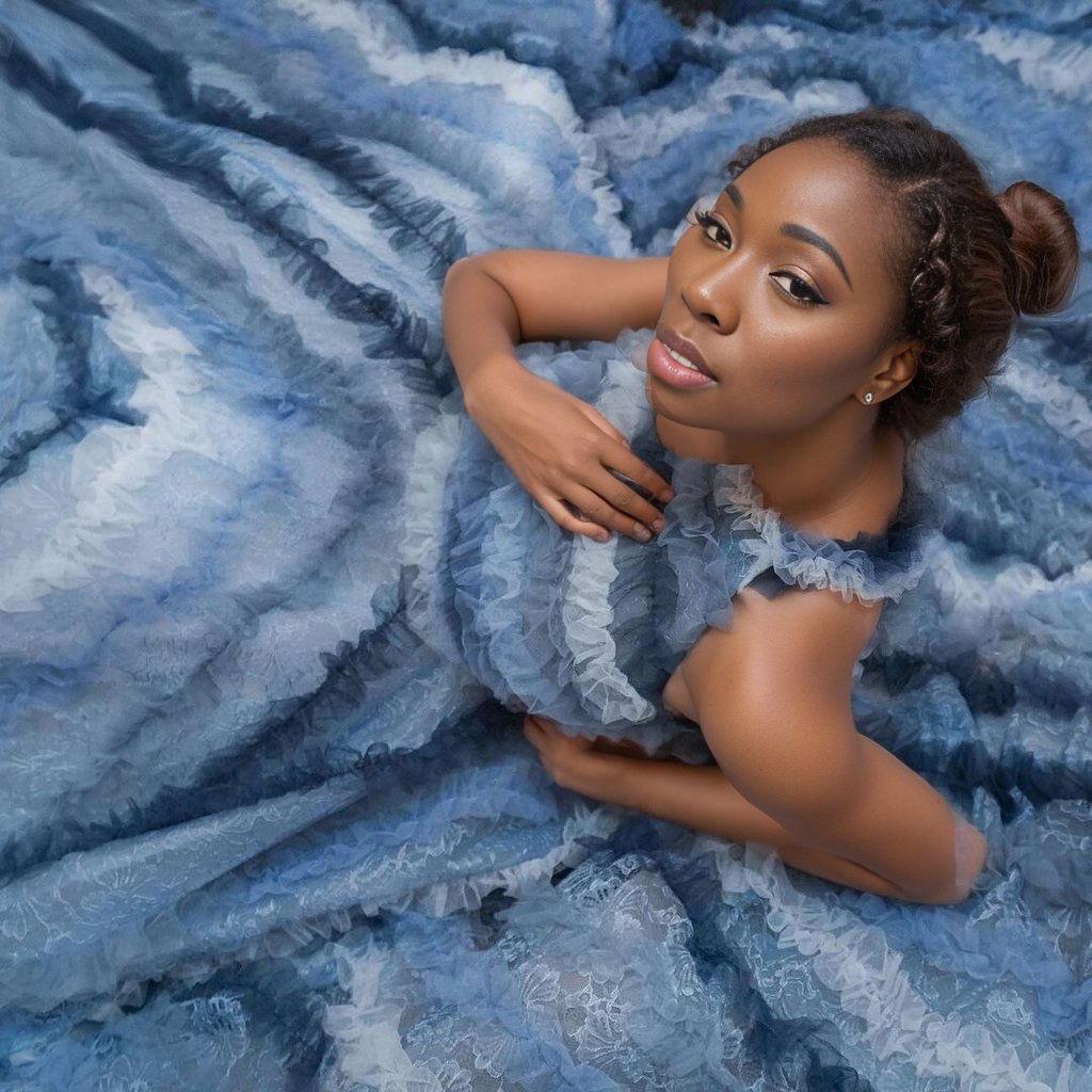 Tricolor Halter Evening Dresses - ShopEbonyMonique