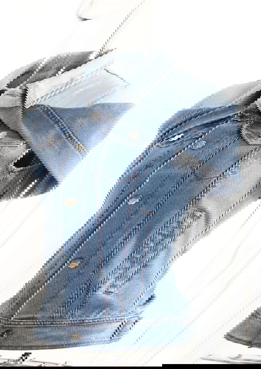 Twist Denim Top - ShopEbonyMonique