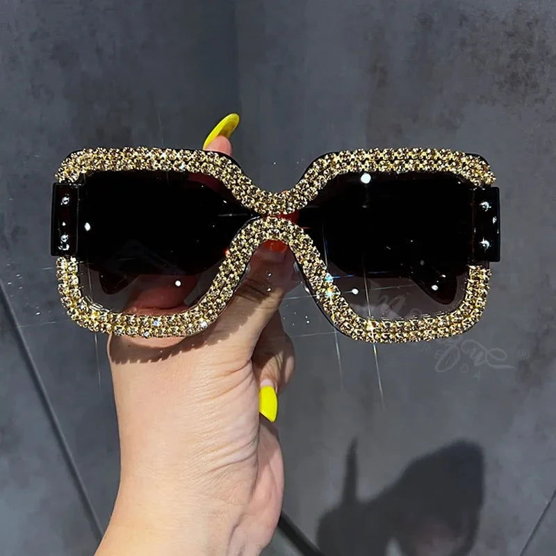 WoW Bling Oversized Sunglasses - ShopEbonyMonique