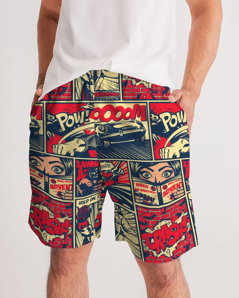 Comic Art Men's Jogger Shorts - ShopEbonyMonique