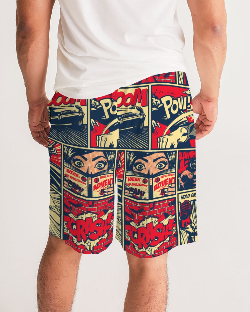 Comic Art Men's Jogger Shorts - ShopEbonyMonique