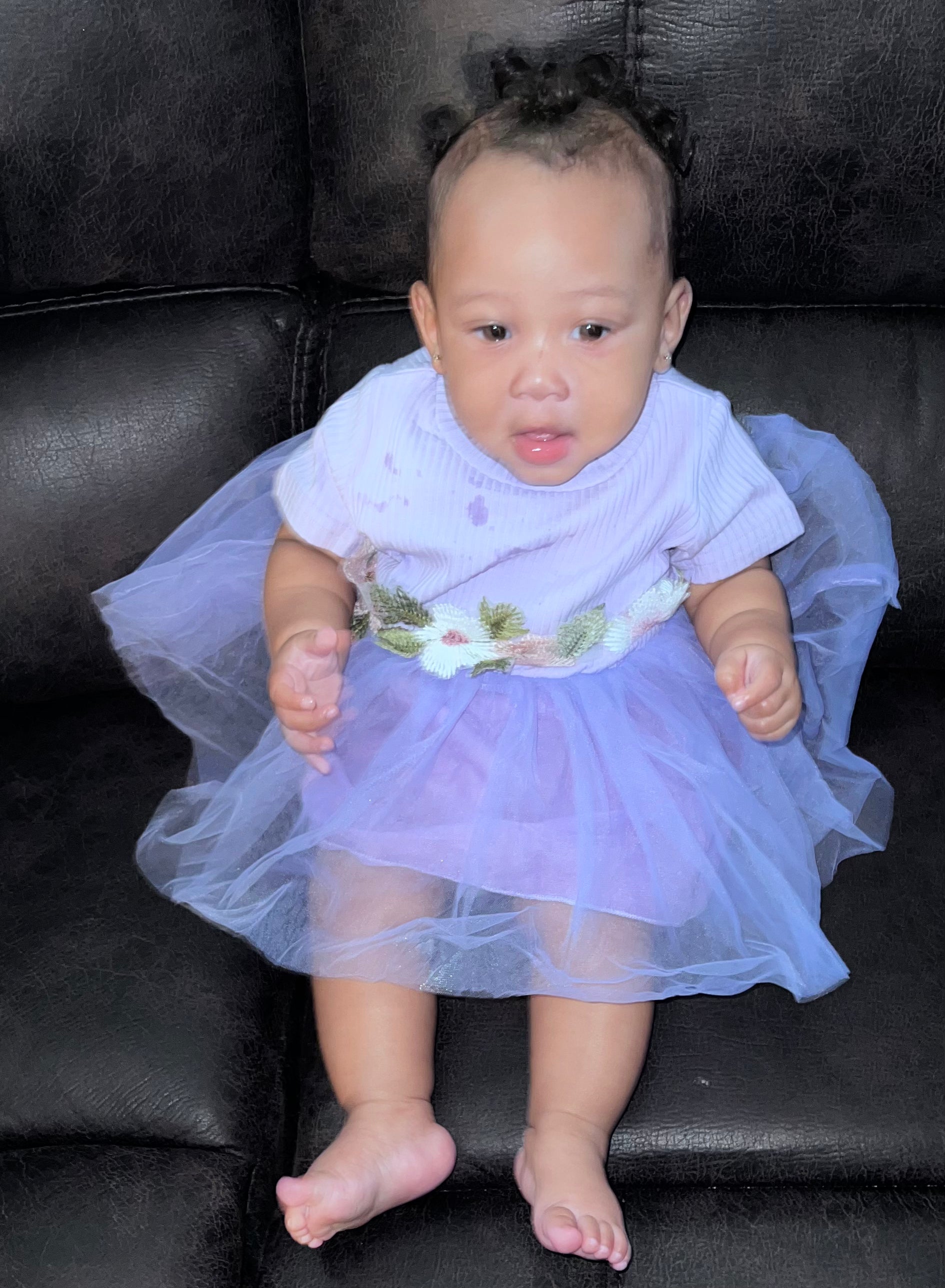 Ke'mora Baby Mesh Hem Dress - ShopEbonyMonique